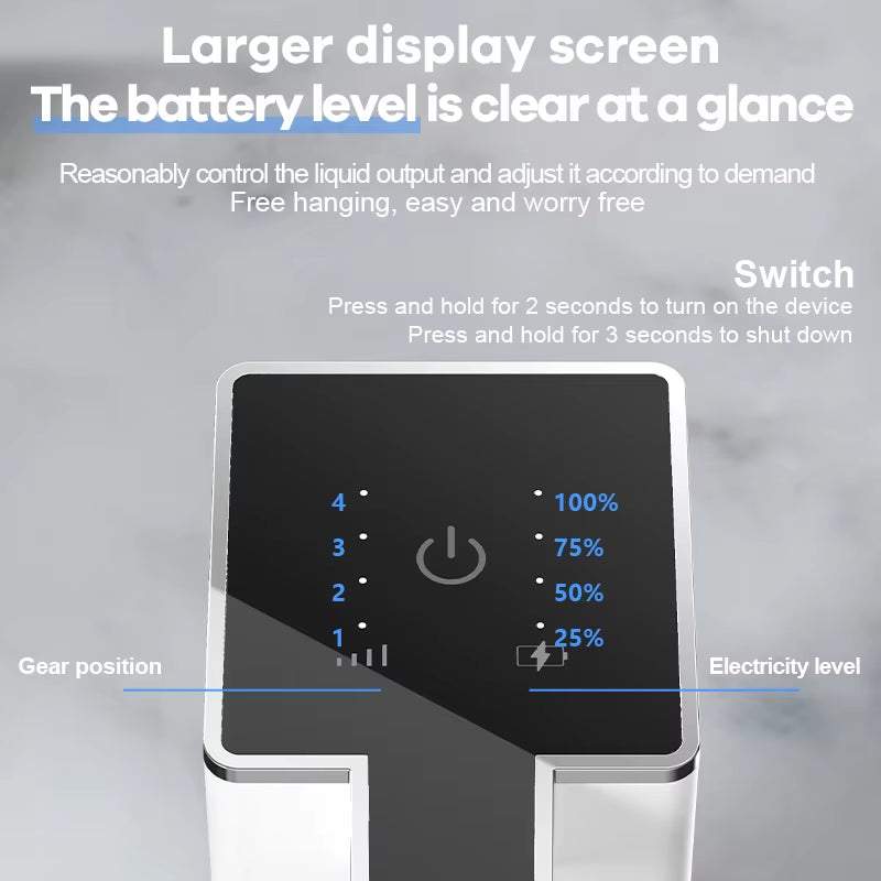 380ML Light Display Tabletop or Wall-Mounted Intelligent Automatic Sense Soap Dispenser Electric Face Hand Dish Washing Machine