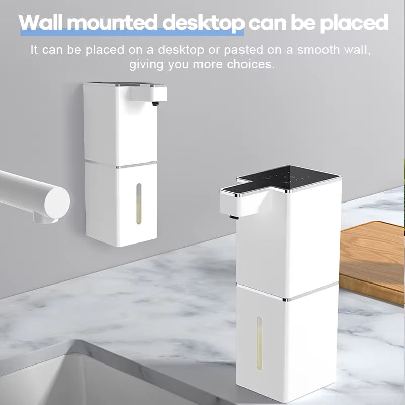 380ML Light Display Tabletop or Wall-Mounted Intelligent Automatic Sense Soap Dispenser Electric Face Hand Dish Washing Machine